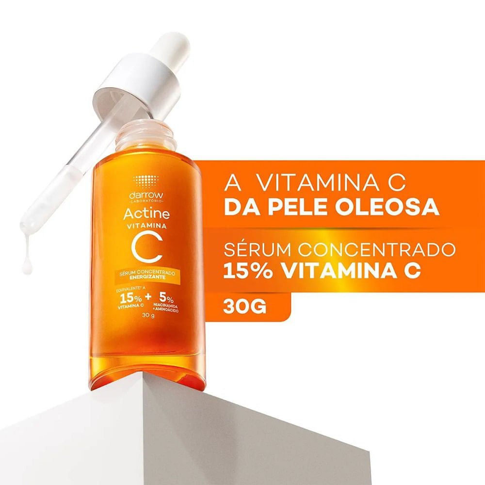 Sérum Facial Concentrado Energizante Darrow Actine Vitamina C 30g 30g 2