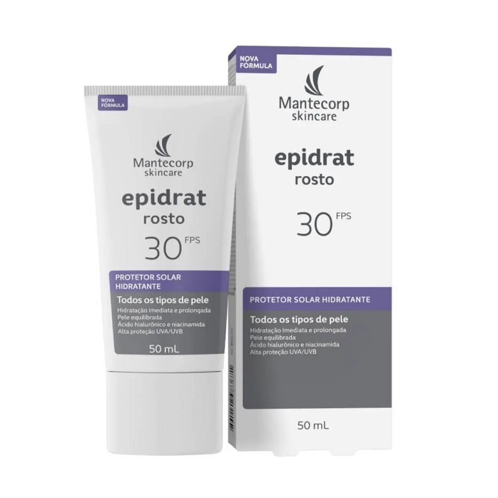 Protetor Solar Hidratante Epidrat Rosto Fps30 50ml 50ml 3