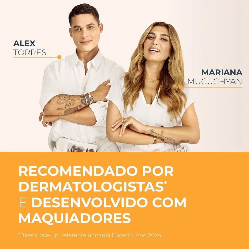 Protetor Solar Facial Eucerin Hydro Fluid Toque Seco Cor Clara Fps70 50ml Cor Clara 3