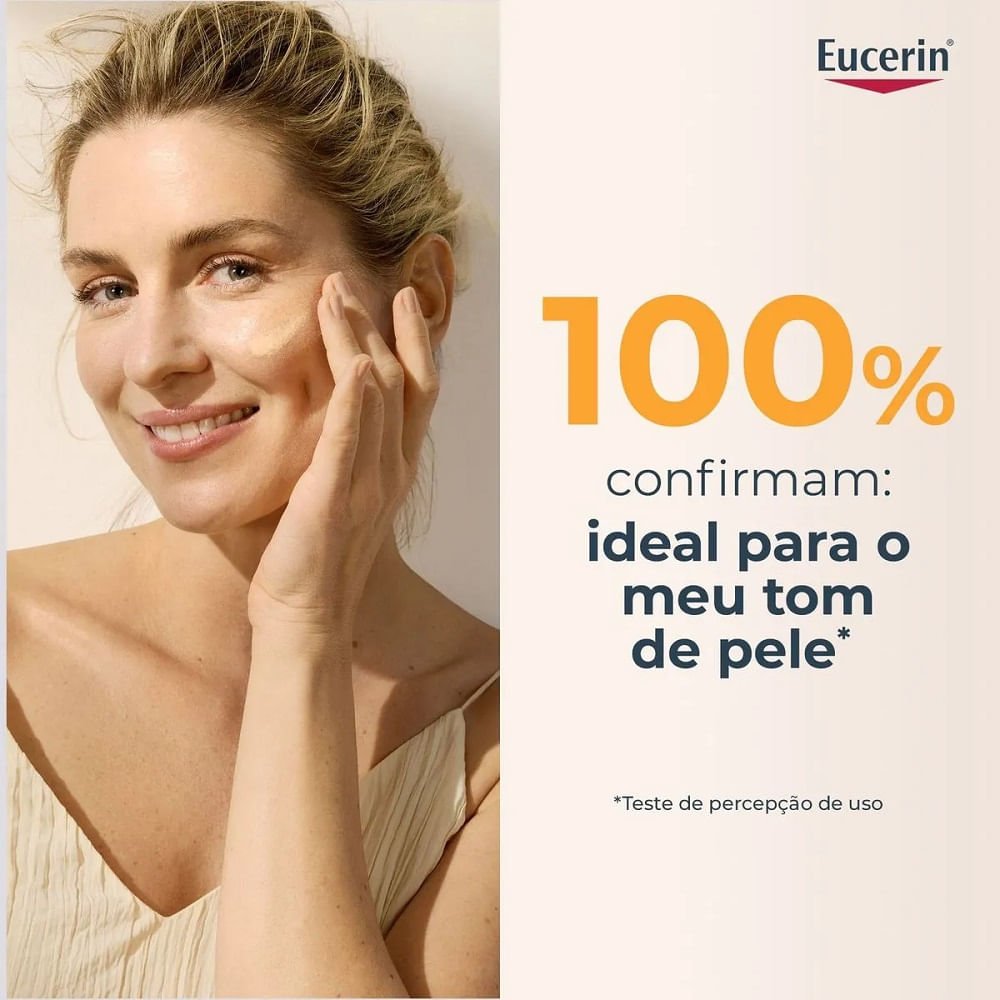 Protetor Solar Facial Eucerin Hydro Fluid Toque Seco Cor Clara Fps70 50ml Cor Clara 6