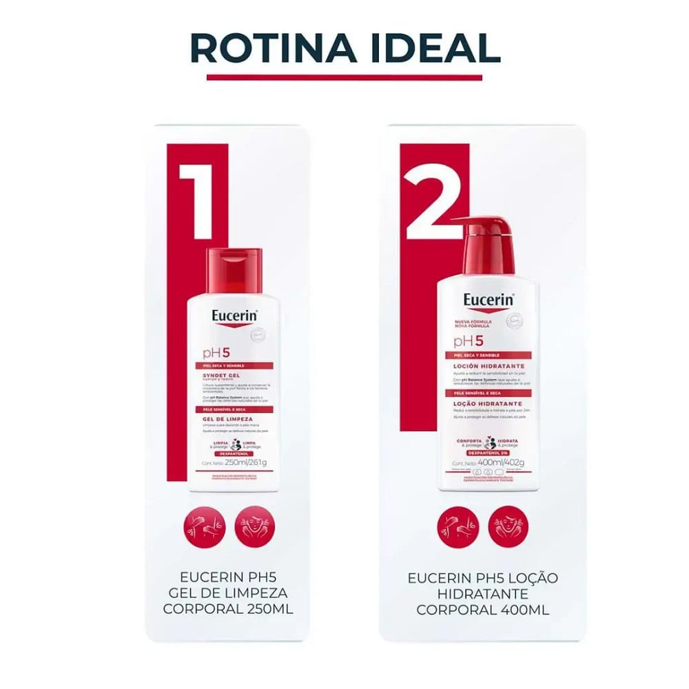 Loção Hidratante Corporal Eucerin pH5 400ml 400ml 6