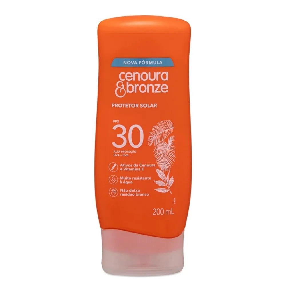 Protetor Solar Cenoura & Bronze FPS30 200ml