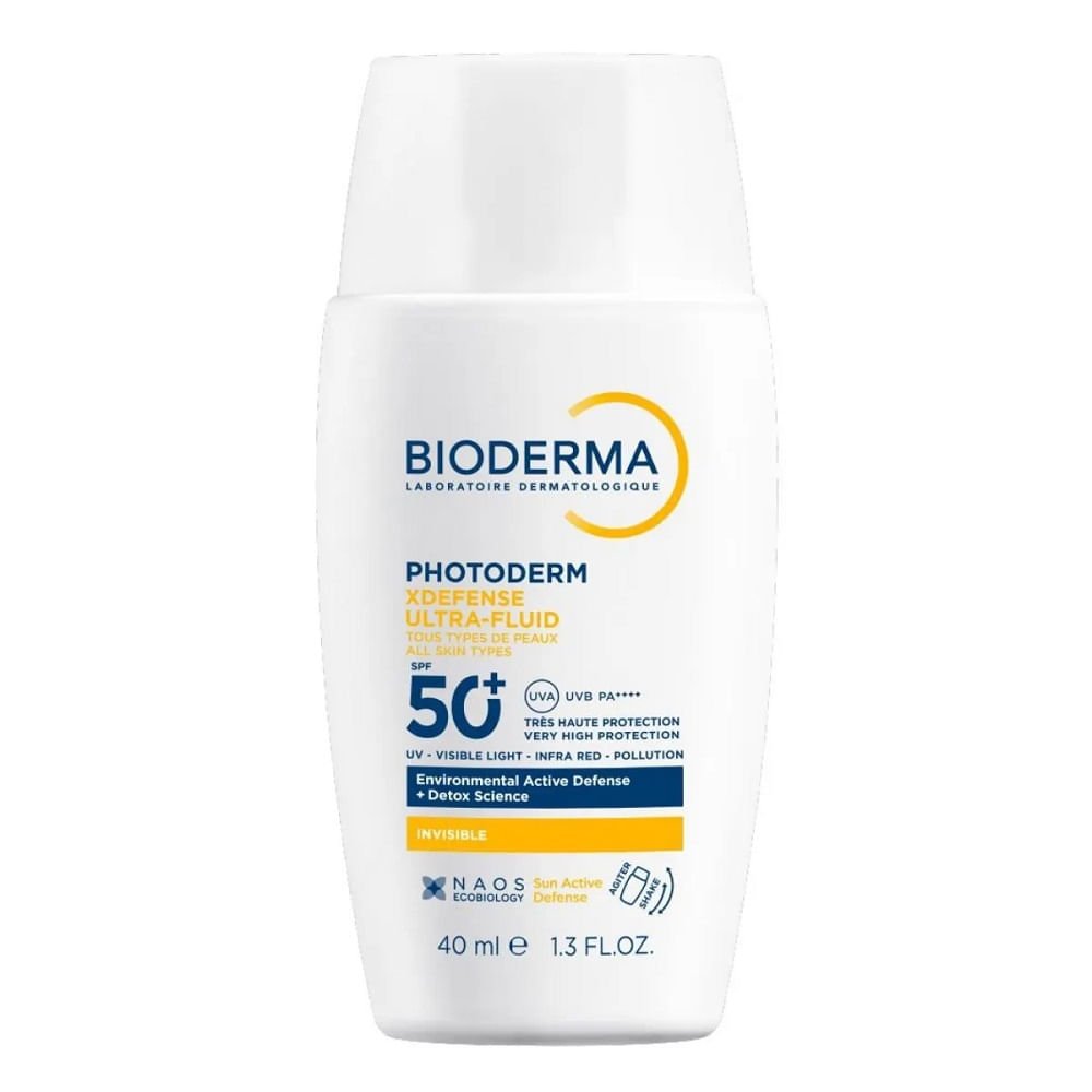 Protetor Solar Bioderma Photoderm XDefense Ultra-Fluid Invisible FPS 50+ 40ml
