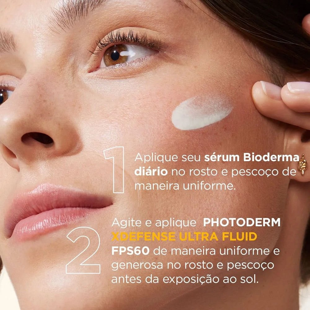 Protetor Solar Bioderma Photoderm XDefense Ultra-Fluid Invisible FPS 50+ 40ml 40ml 6