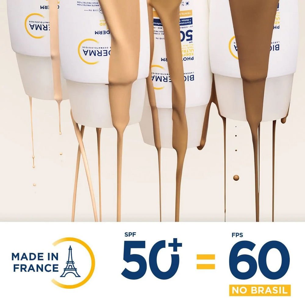 Protetor Solar Bioderma Photoderm XDefense Ultra-Fluid Cor 02 FPS 50+ 40ml Cor 02 8