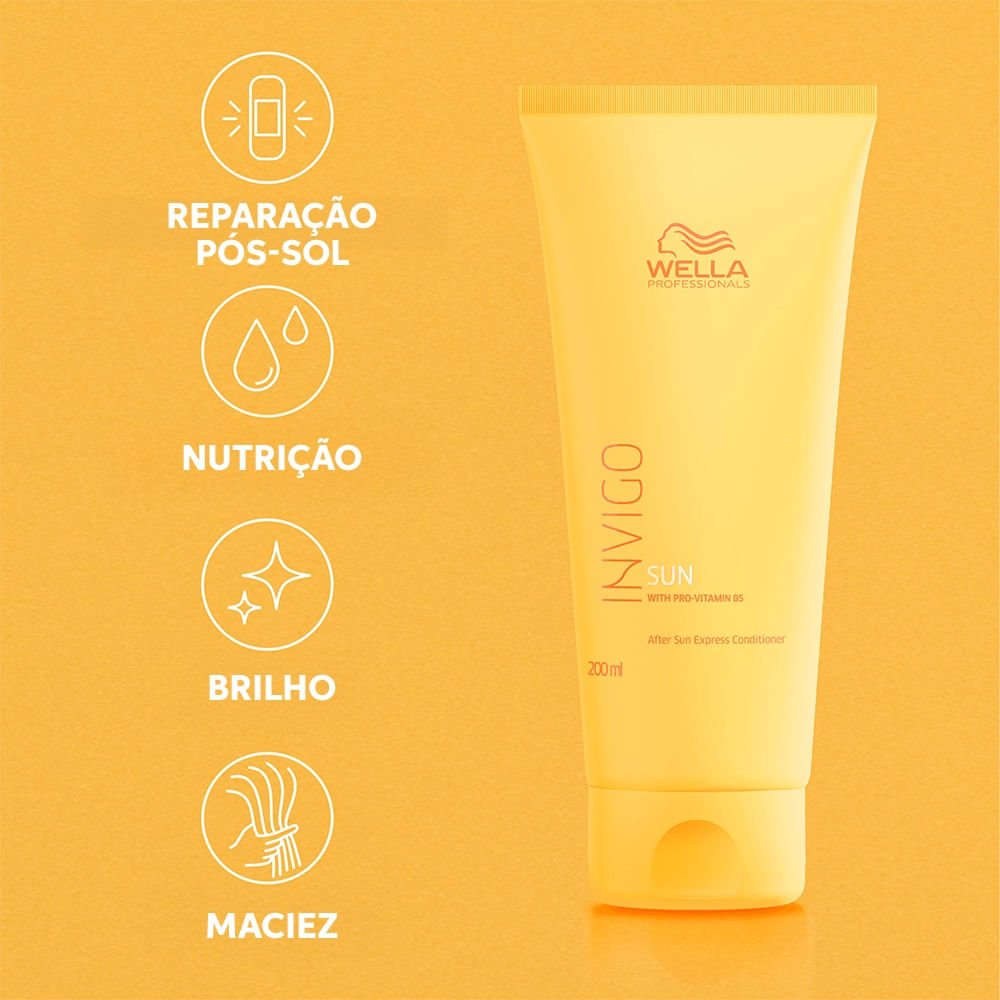 Condicionador Wella Invigo Sun 200ml 200ml 4