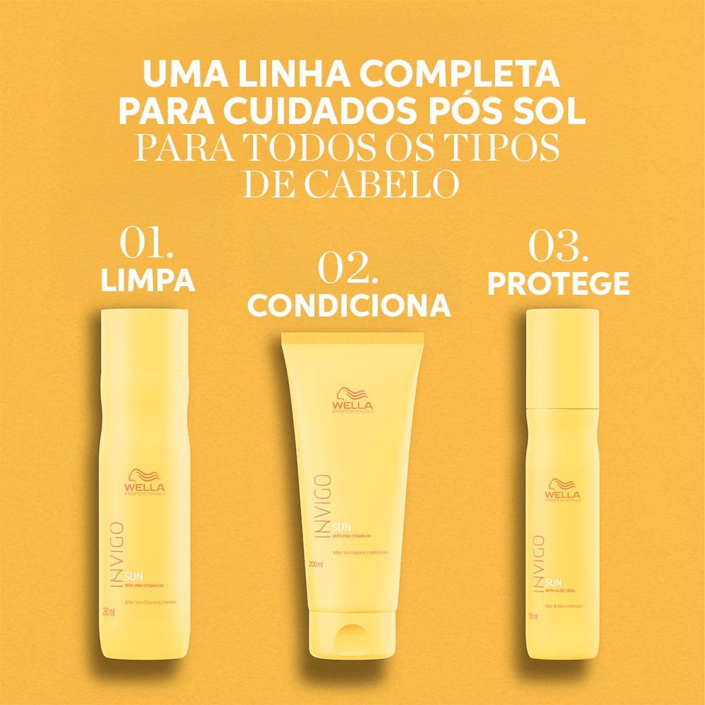 Condicionador Wella Invigo Sun 200ml 200ml 8