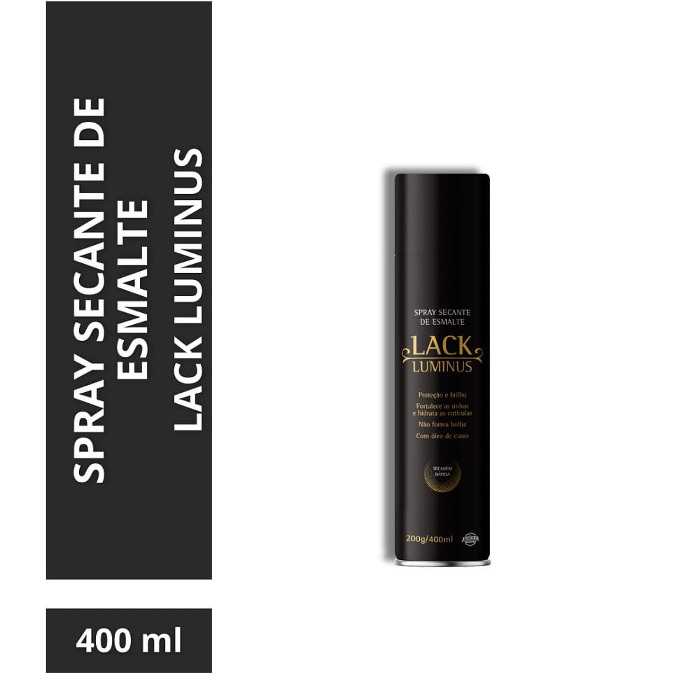 Spray Secante de Esmalte Lack Luminus 400ml 400ml 2