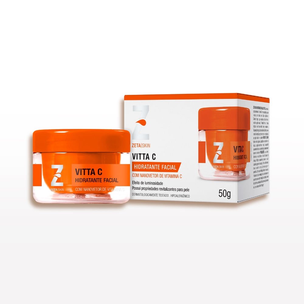 Hidratante Facial Zeta Skin Vitta C 50g 50g 2