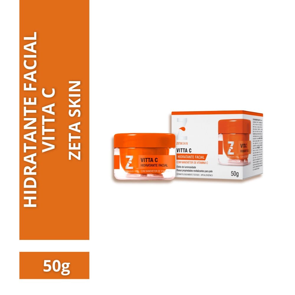 Hidratante Facial Zeta Skin Vitta C 50g