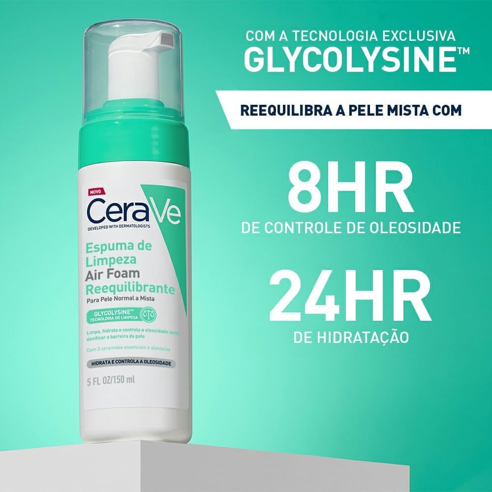 Cerave Espuma Limpeza Air Foam 150ml 150ml 5
