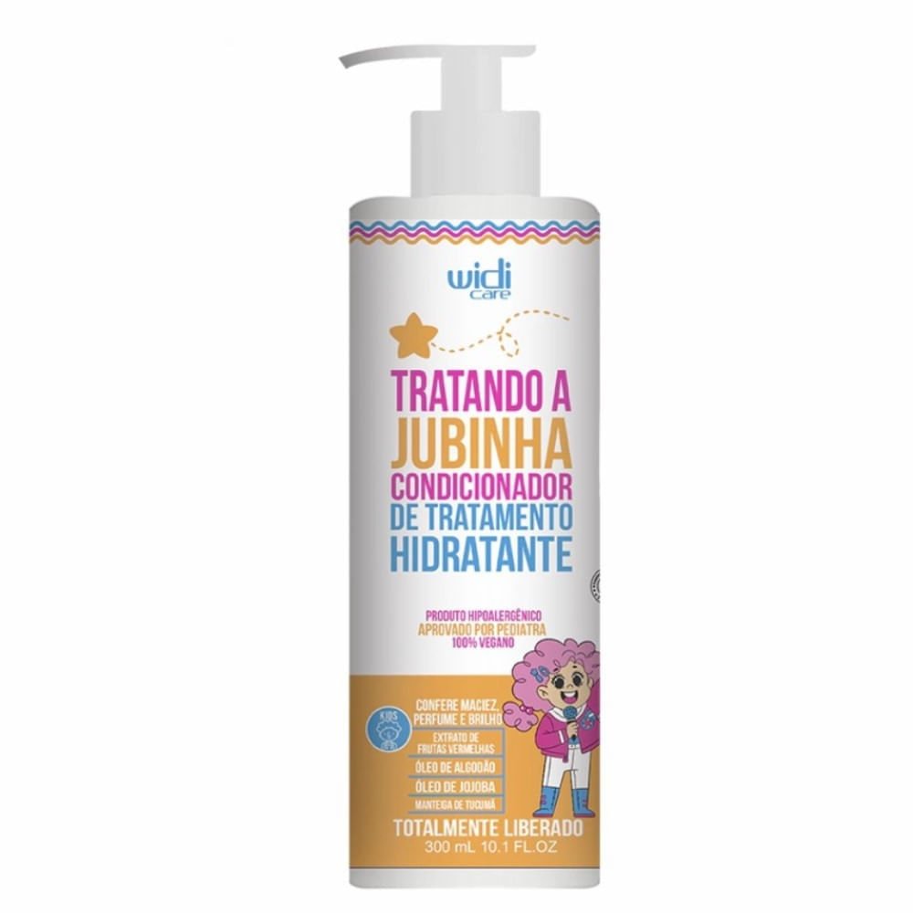 CONDICIONADOR INFANTIL JUBINHA KIDS 300ML TRATAMENTO HIDRATANTE
