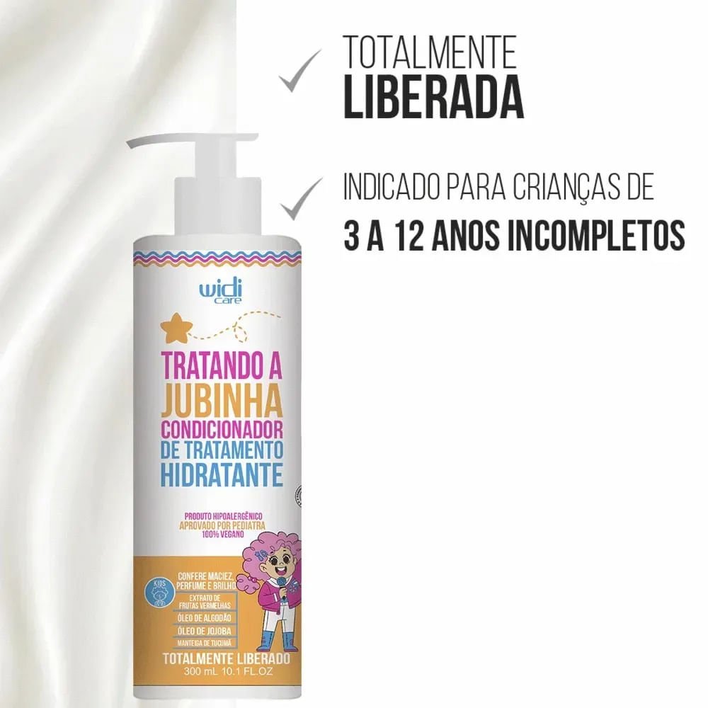 CONDICIONADOR INFANTIL JUBINHA KIDS 300ML TRATAMENTO HIDRATANTE 300ml 6