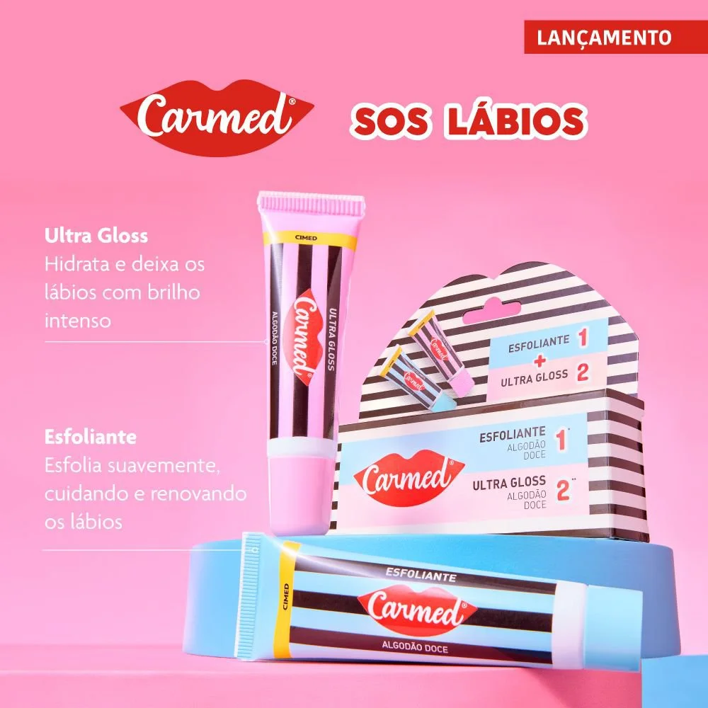 Kit Carmed SOS Lábios Hidratante Labial 2 Unidades de 10g Cada 10g 2