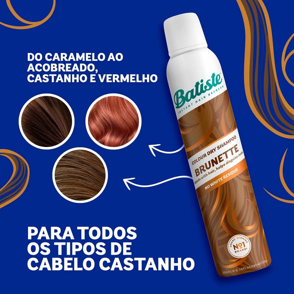 Dry Shampoo Batiste Color Brunette 200ml 200ml 3