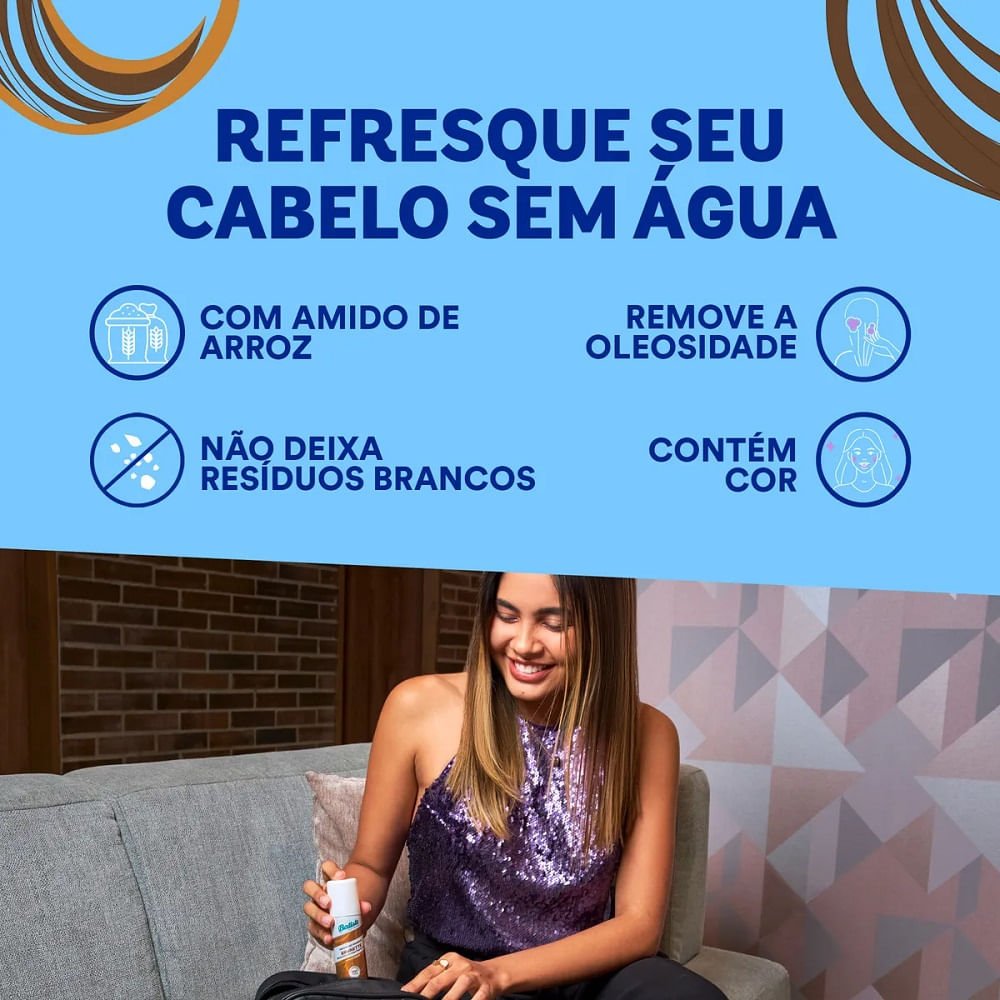 Dry Shampoo Batiste Color Brunette 200ml 200ml 4