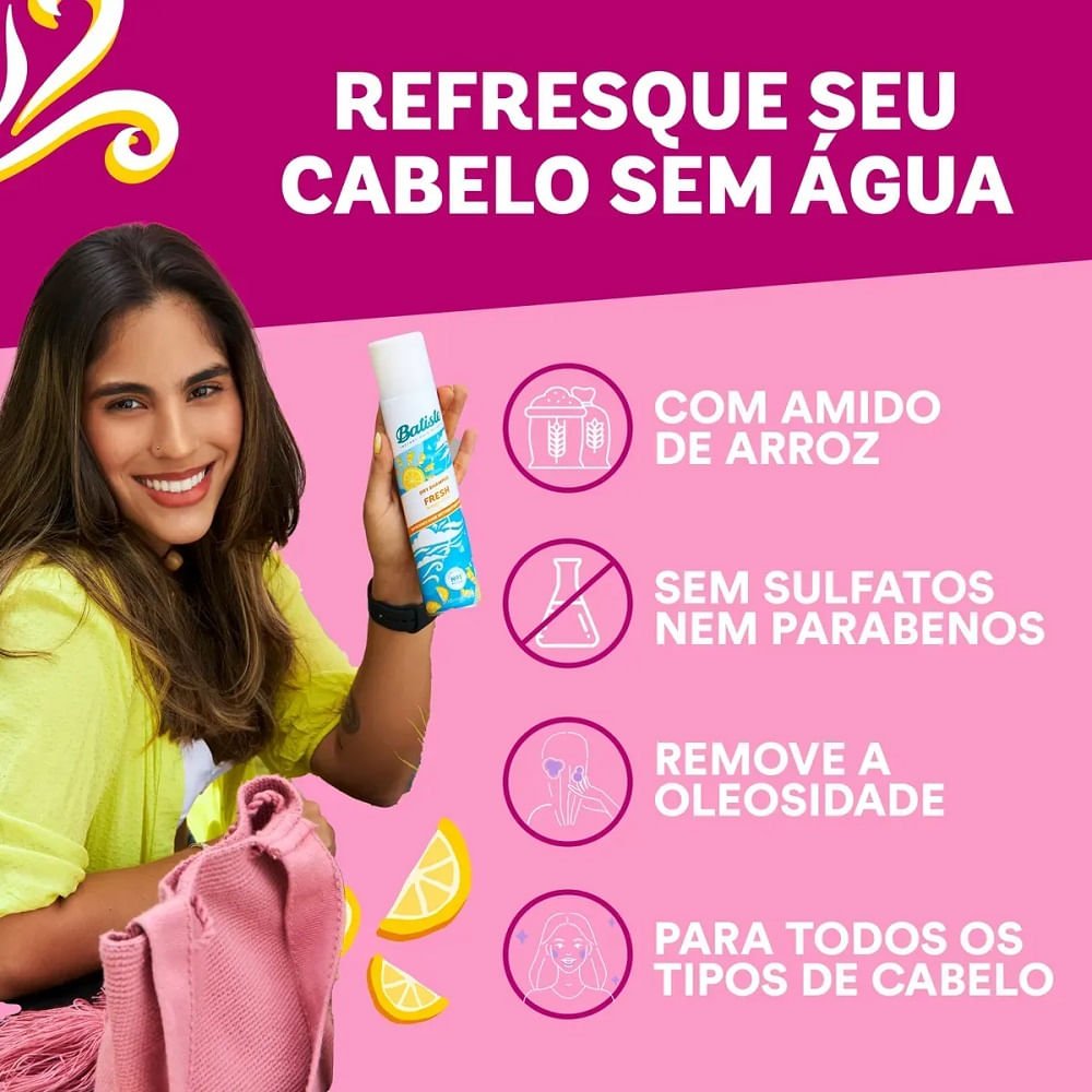 Dry Shampoo Batiste Fresh 200ml 200ml 4