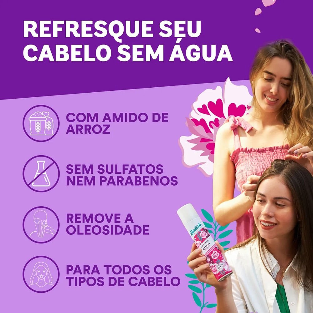 Dry Shampoo Batiste Blush 200ml 200ml 5