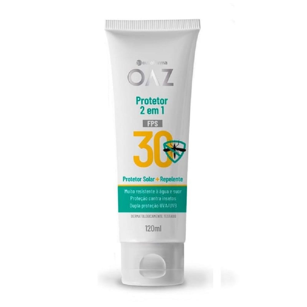 PROTETOR SOLAR+REPELENTE 2EM1 OAZ FPS30 120ML
