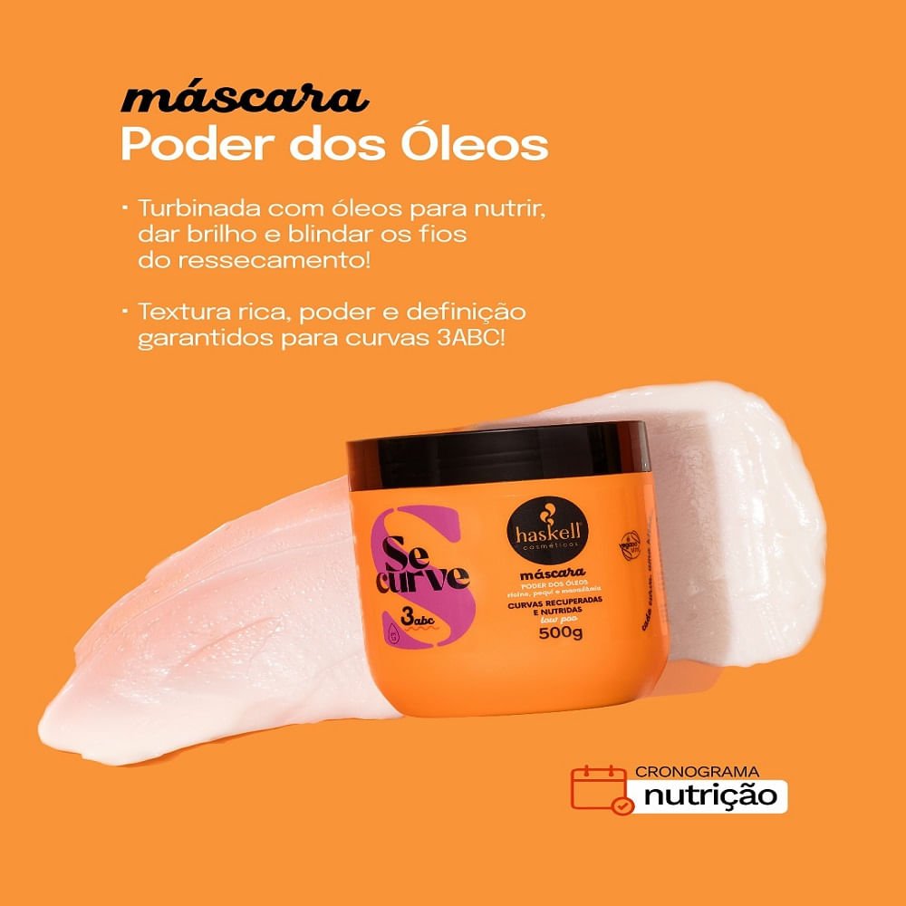 Máscara Haskell 500G poder Dos Oleos Se Curve 500g 2
