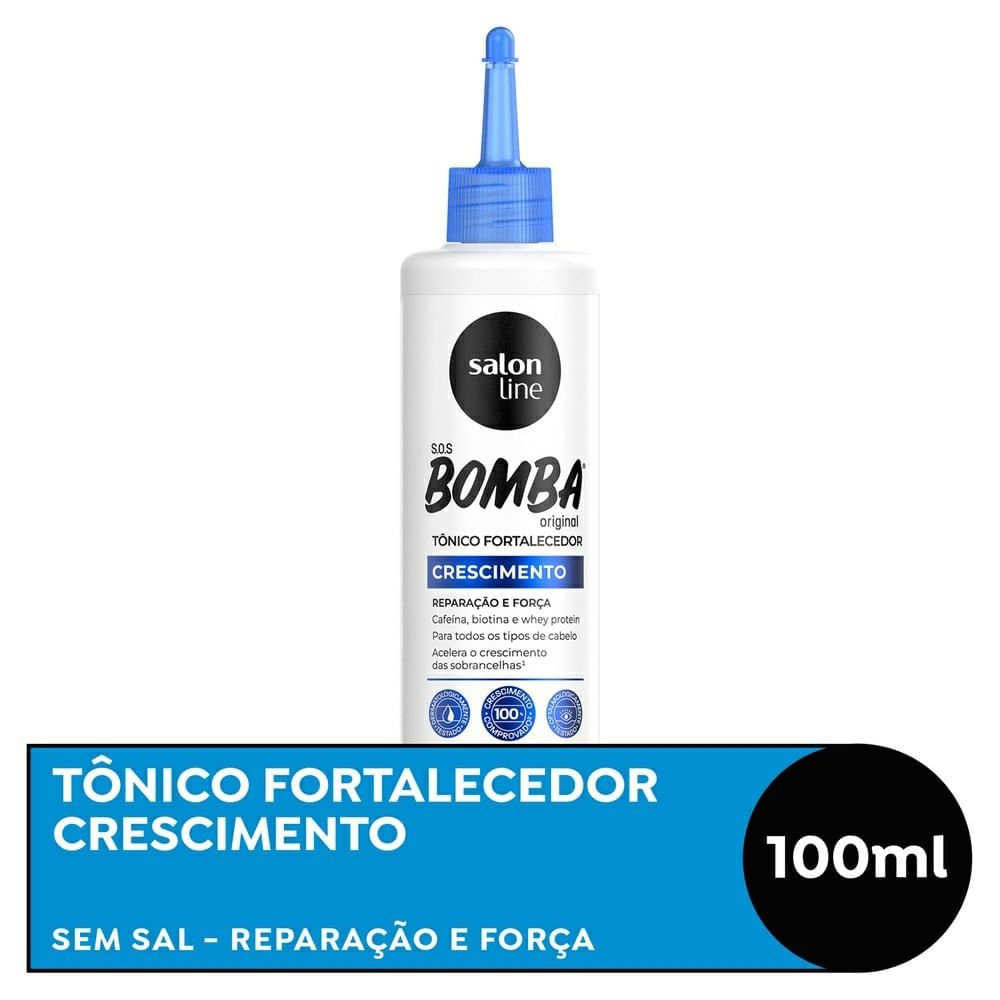 Tônico Capilar Salon Line Sos Bomba Crescimento Acelerado 100ml 100ml 3