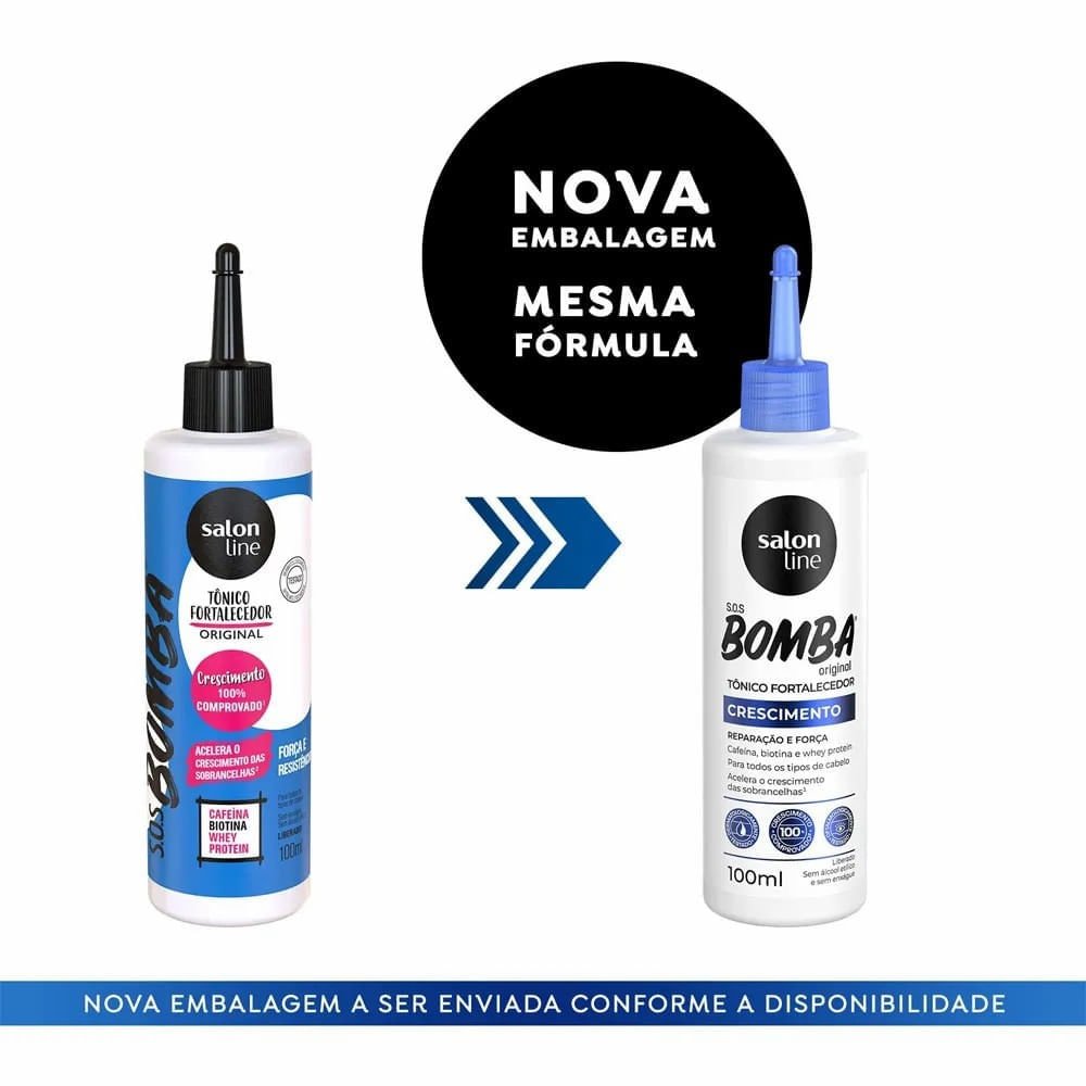Tônico Capilar Salon Line Sos Bomba Crescimento Acelerado 100ml 100ml 4