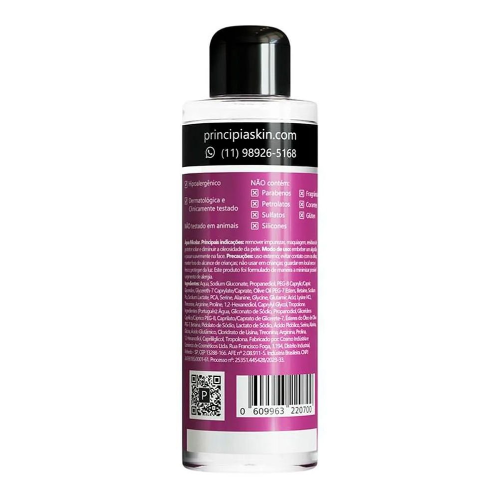 Água Micelar Principia AM-01 200ml 200ml 2