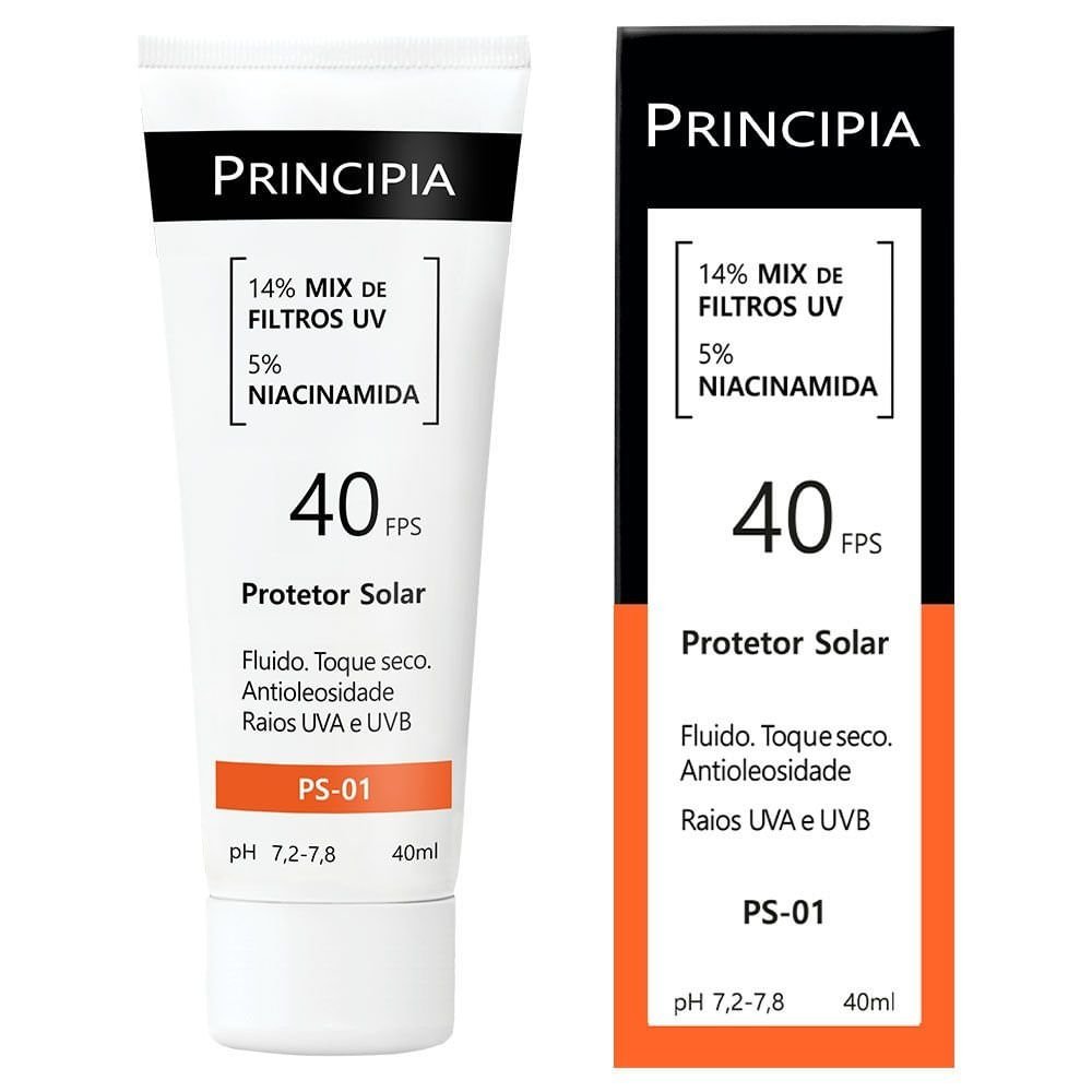 Protetor Solar Facial Principia Fps40 PS-01 40ml