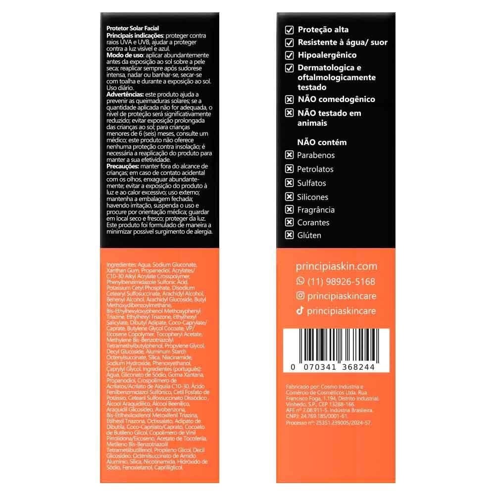 Protetor Solar Facial Principia Fps40 PS-01 40ml 40ml 2
