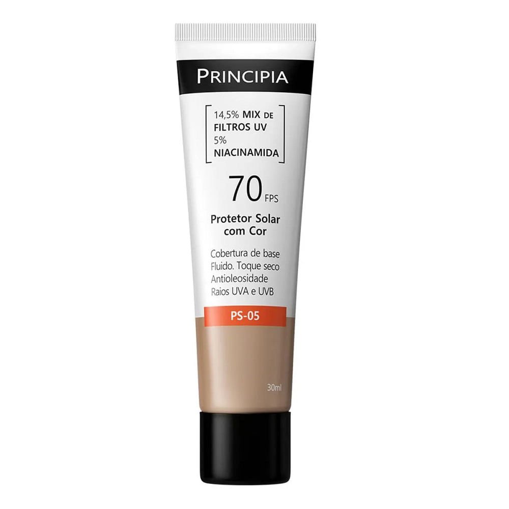 Protetor Solar Facial Principia FPS70 Cor 3.0 PS-05 30ml 30ml 2