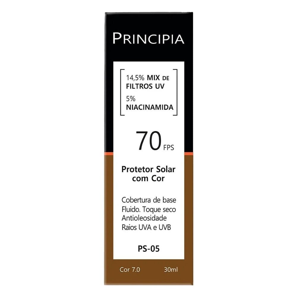 Protetor Solar Facial Principia Fps70 Cor 7.0 PS-05 30ml