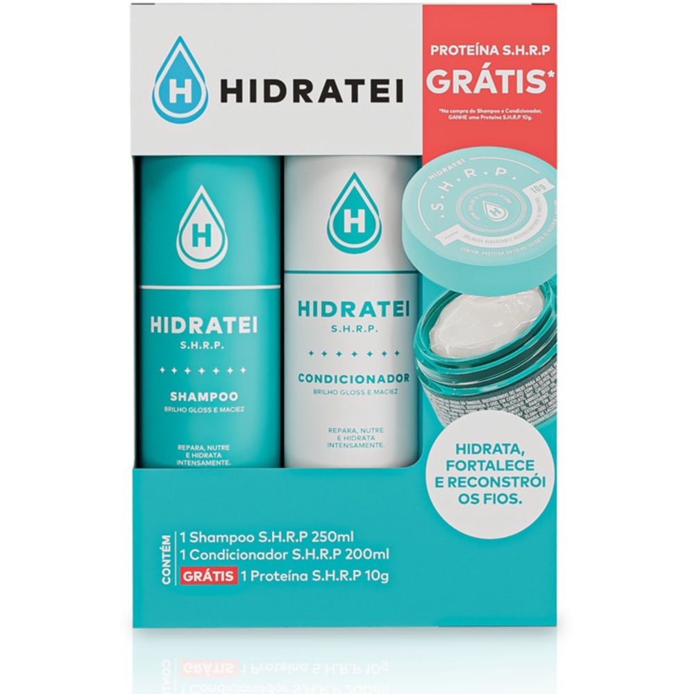 Kit Hidratei SHRP 250ml+200ml+10g