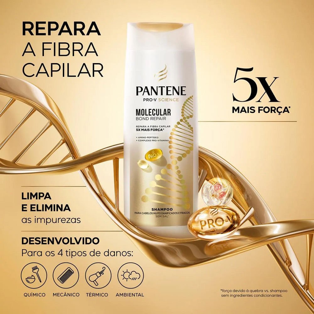 Shampoo Pantene Pro-V Science Molecular Bond Repair 300ml 300ml 3