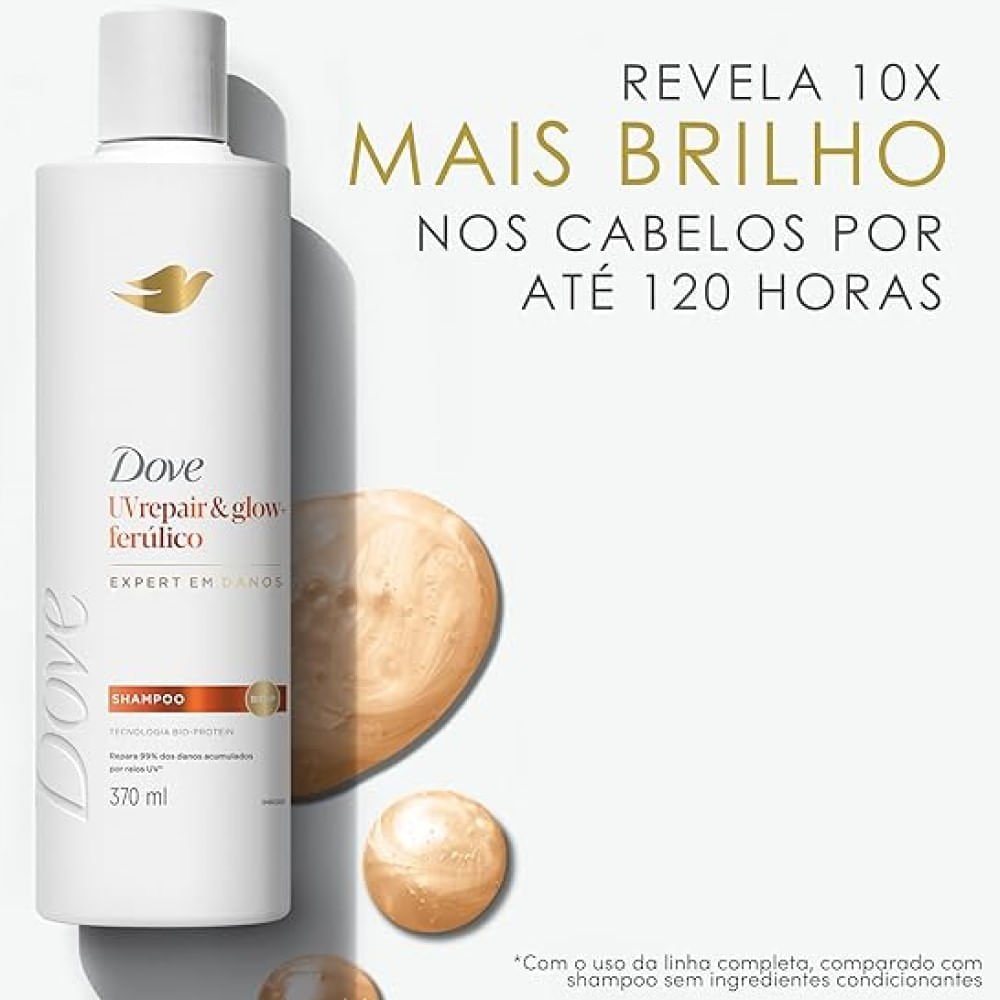 Shampoo Dove UV Repair & Glow + Ferúlico 370ml 370ml 2
