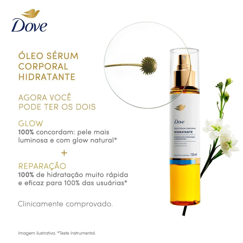 Óleo Sérum Corporal Dove Hidratante 150ml 150ml 3