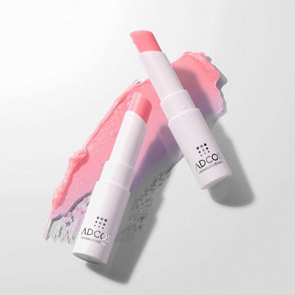 Hidratante Labial Adcos Ultra Nutrição Color 3,2g Rosa 3