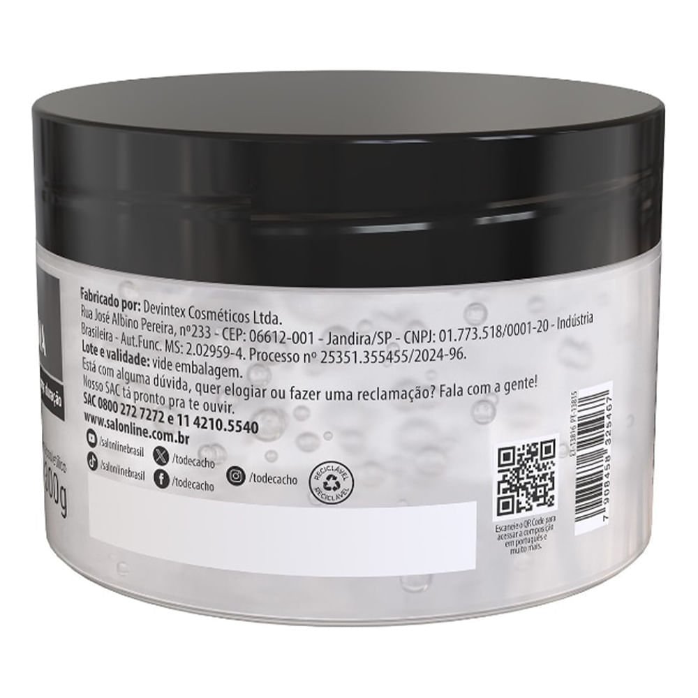 Gel Fixador Salon Line Men Essence Fixação Média Incolor 300g 300g 3