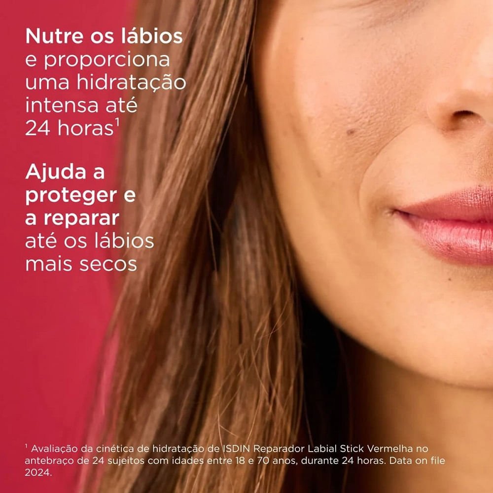 Reparador Labial Isdin Stick Red 4g Vermelho 5