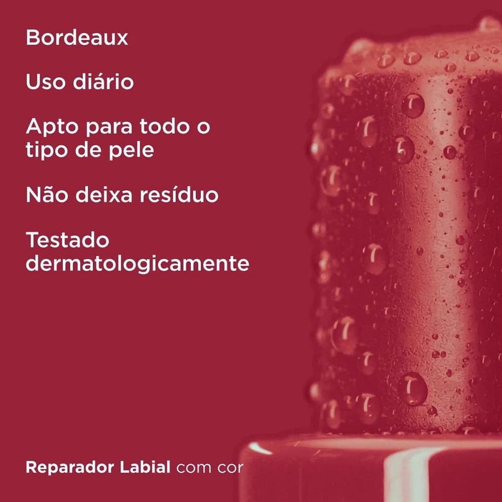 Reparador Labial Isdin Stick Grape 4g Rosa 5