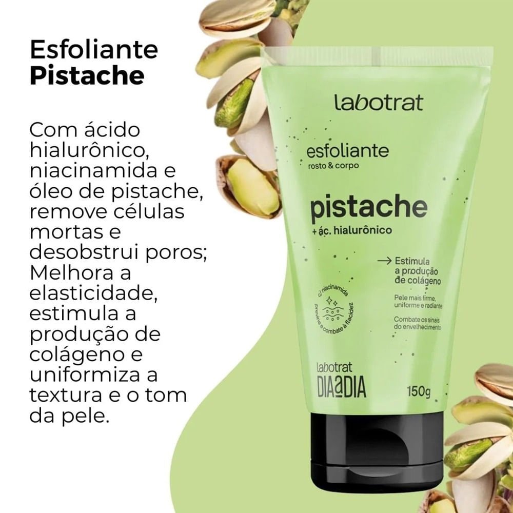 Esfoliante para Rosto e Corpo Labotrat Dia a Dia Pistache 150g 150g 3