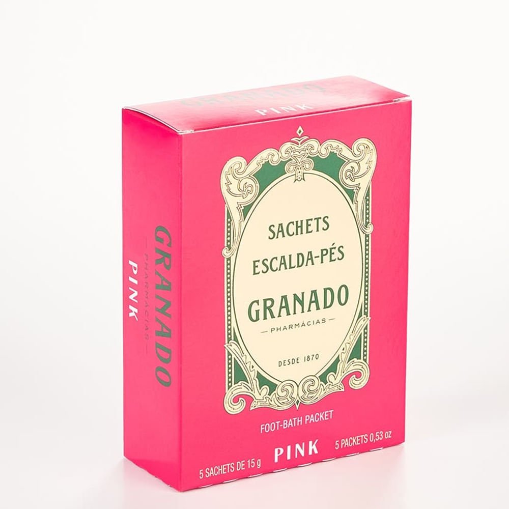 Kit Sachet Escalda Pés Granado Pink 5 sachês de 15g ÚNICO 2