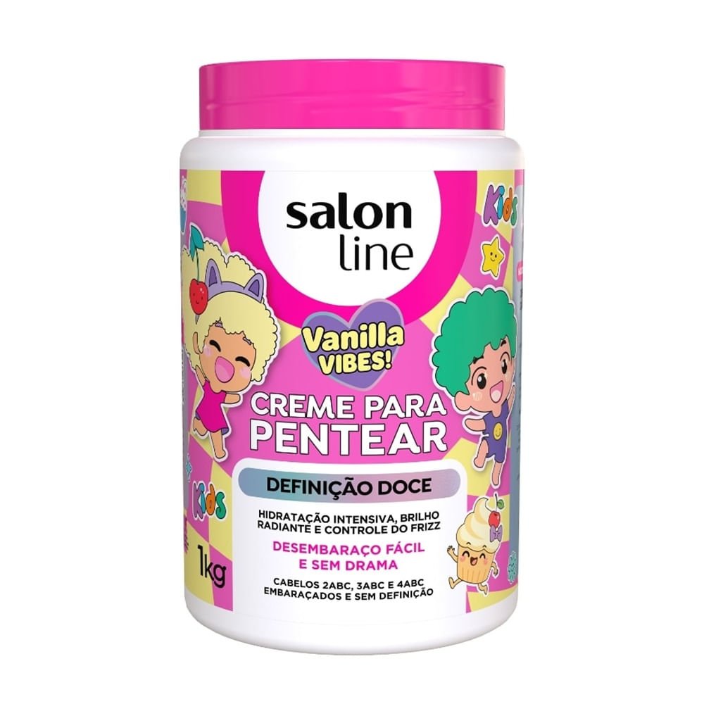 Creme de Pentear Salon Line Kids Vanilla Vibes 1kg
