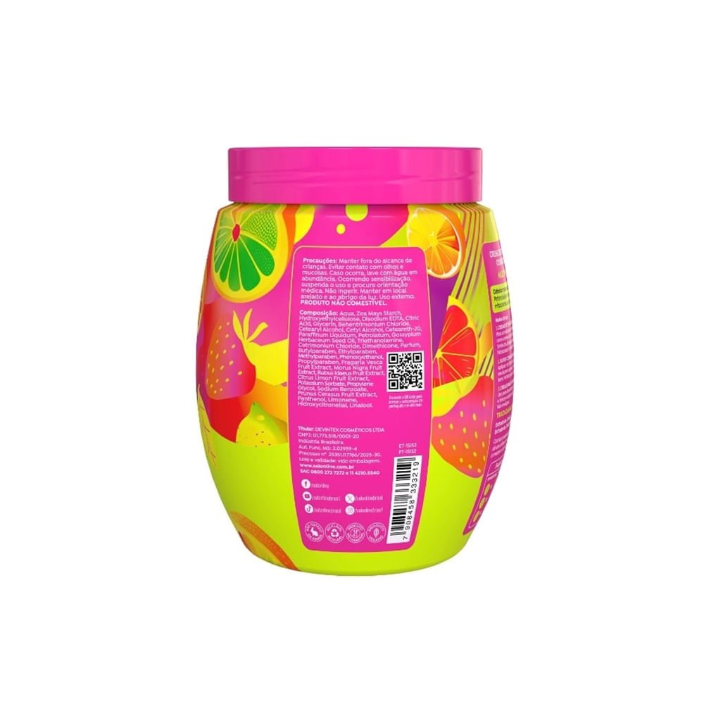 Creme Salon Line 3 em 1 Cachos dos Sonhos Multy Pink Lemonade 1kg 1kg 3