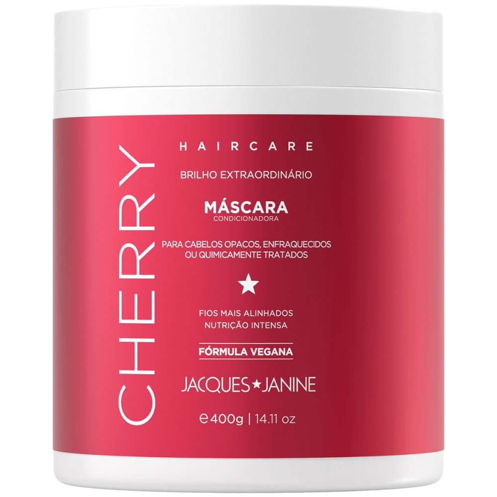 Máscara Capilar de Tratamento Jacques Janine Haircare Cherry 400g
