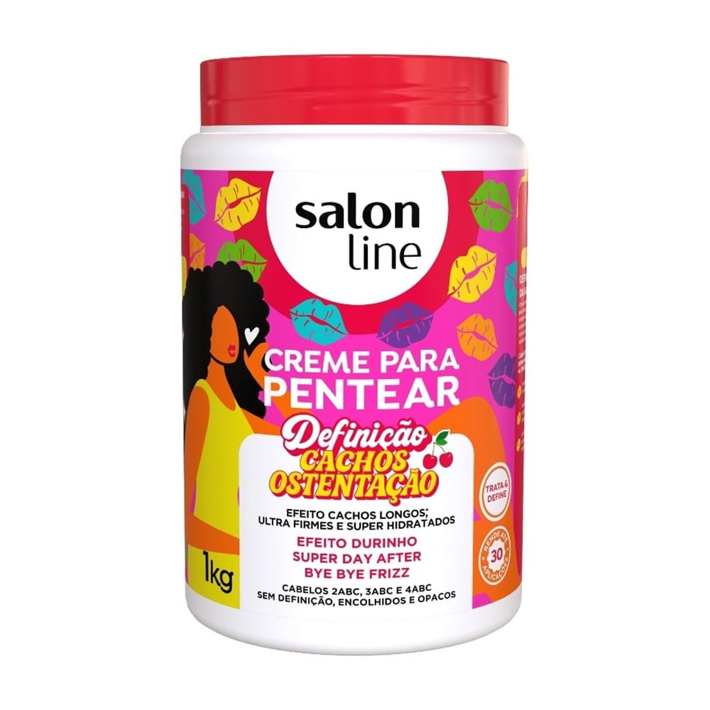 Creme de Pentear Salon Line Definição Cachos Ostentação 1kg