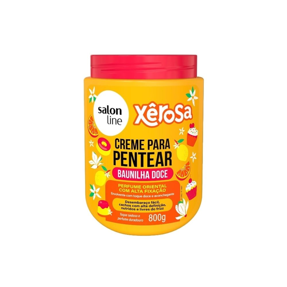 Creme de Pentear Salon Line Xêrosa Baunilha Doce 800g