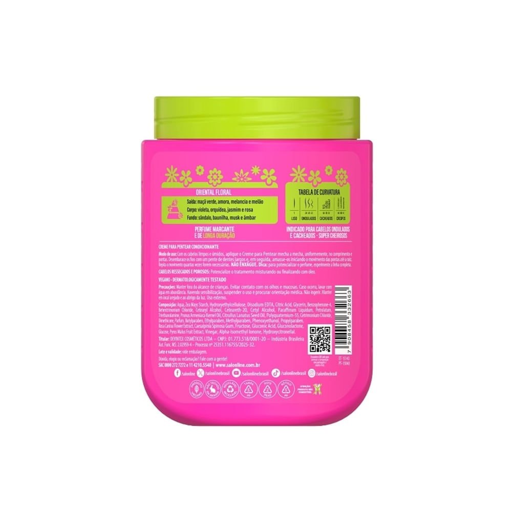 Creme de Pentear Salon Line Xêrosa Vibes Pop 800g 800g 2