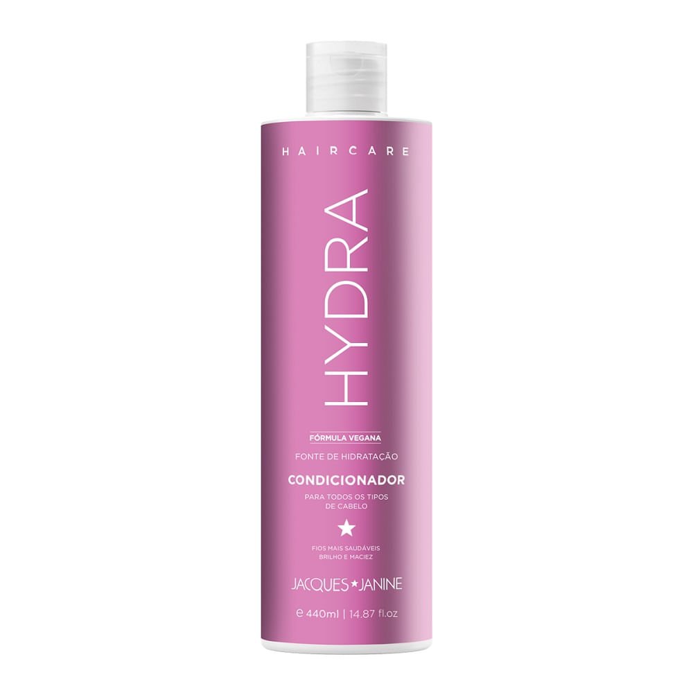 Kit Shampoo e Condicionador Jacques Janine Haircare Hydra 450ml + 440ml ÚNICO 3