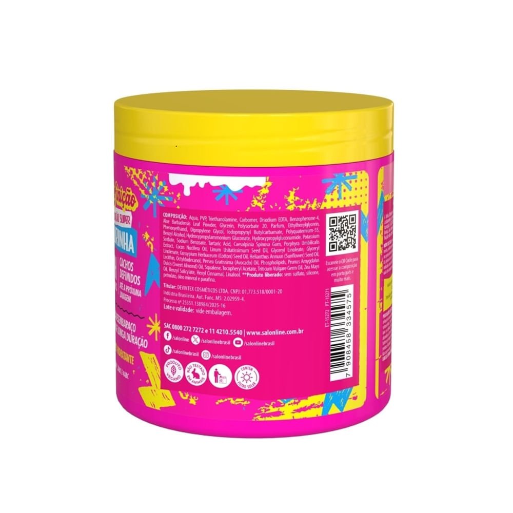 Gelacola Salon Line Cachos Icônicos 500g 500g 3