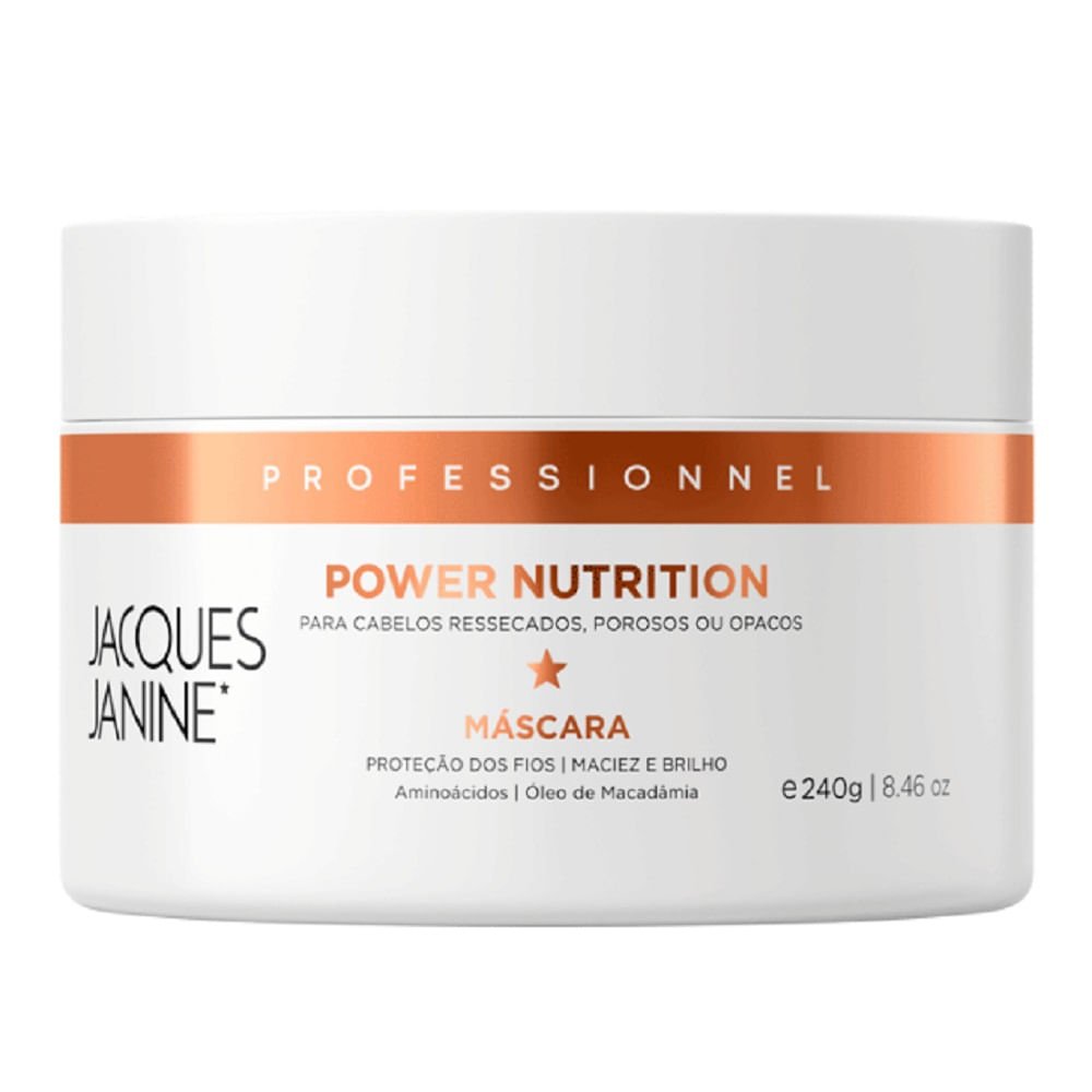 Kit Shampoo + Condicionador 240ml + Máscara Capilar Jacques Janine Power Nutrition 80g ÚNICO 5